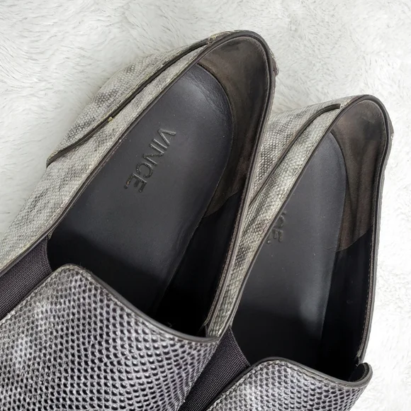 Vince Paeyre Embossed Pointed Cap Toe Slip-On Sneakers - Picture 6 of 11